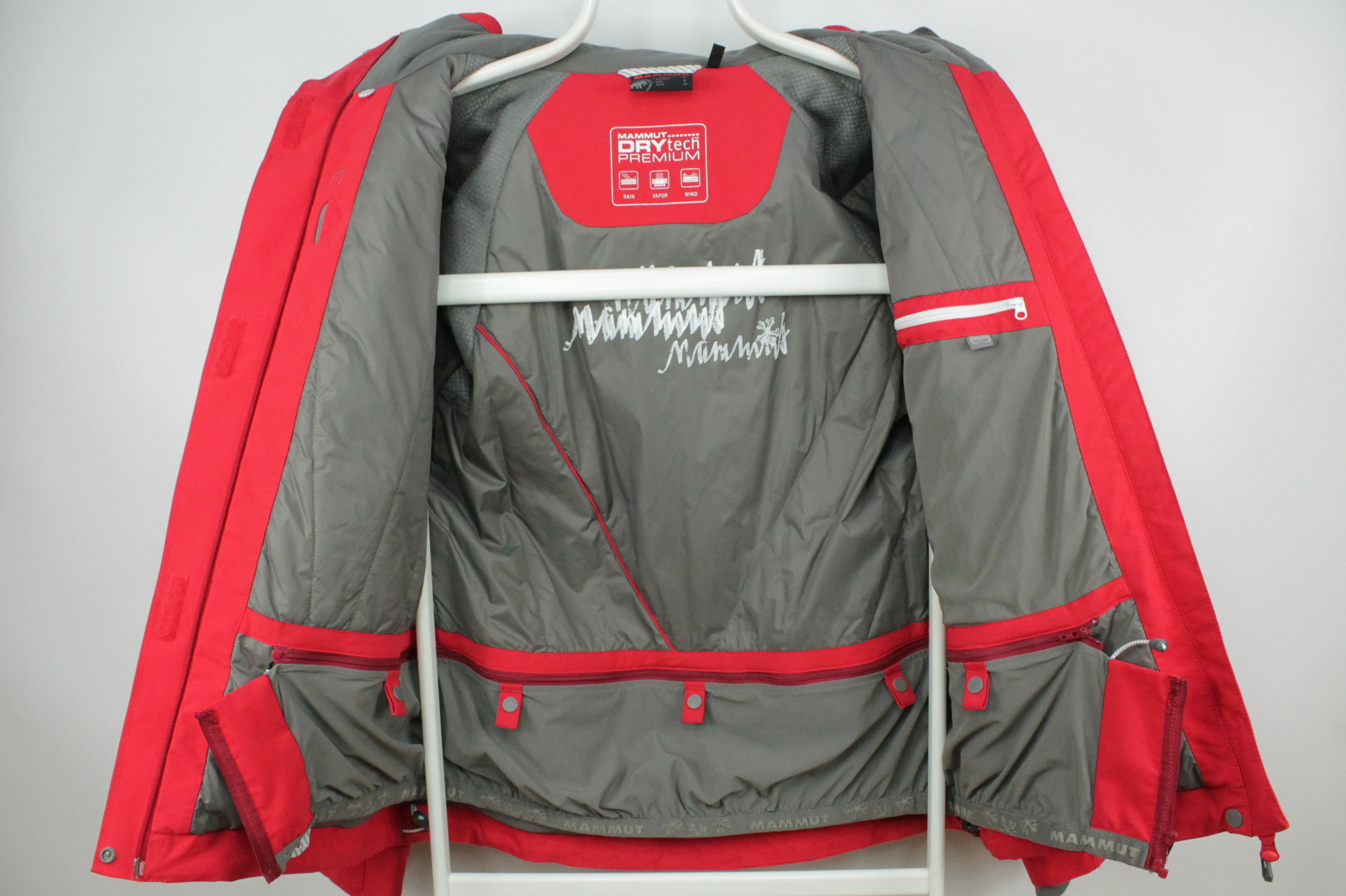 Mammut Mammut Glimmer Drytech Premium Red Ski Jacket Women's Size S / US 4 / IT 40 - 9 Thumbnail