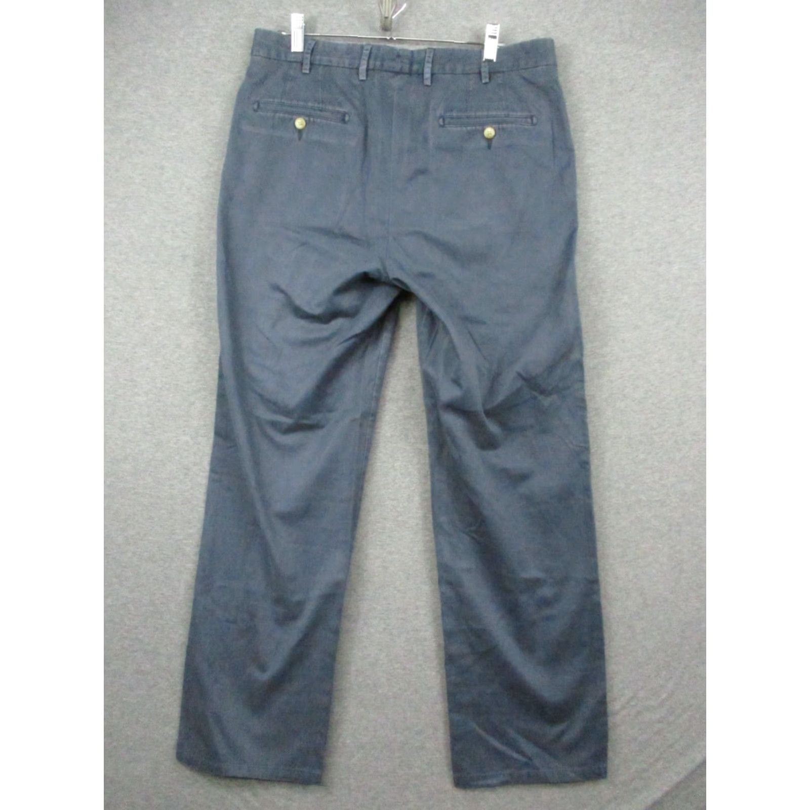 Peter Millar Peter Millar Raleigh Pants Washed 34 Navy Twill Flat Front Flat Front Navy 34 Mens Chino Pants Size US 34 / EU 50 - 6 Thumbnail