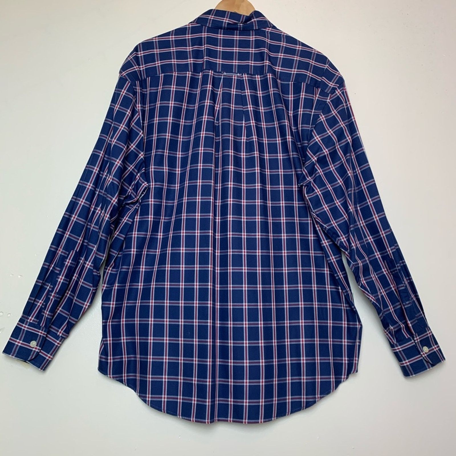 Nautica Nautica Navy White & Red Plaid Button Down Men’s Size Large Size US L / EU 52-54 / 3 - 9 Thumbnail