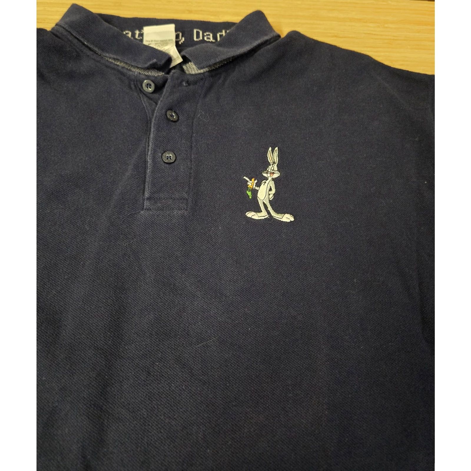 Vintage VINTAGE Warner Bros Polo Shirt Mens M Blue Bugs Bunny What's Up Dad Looney Tunes Cartoon Polo Shirt Mens M Blue Bugs Bunny Size US M / EU 48-50 / 2 - 2 Thumbnail