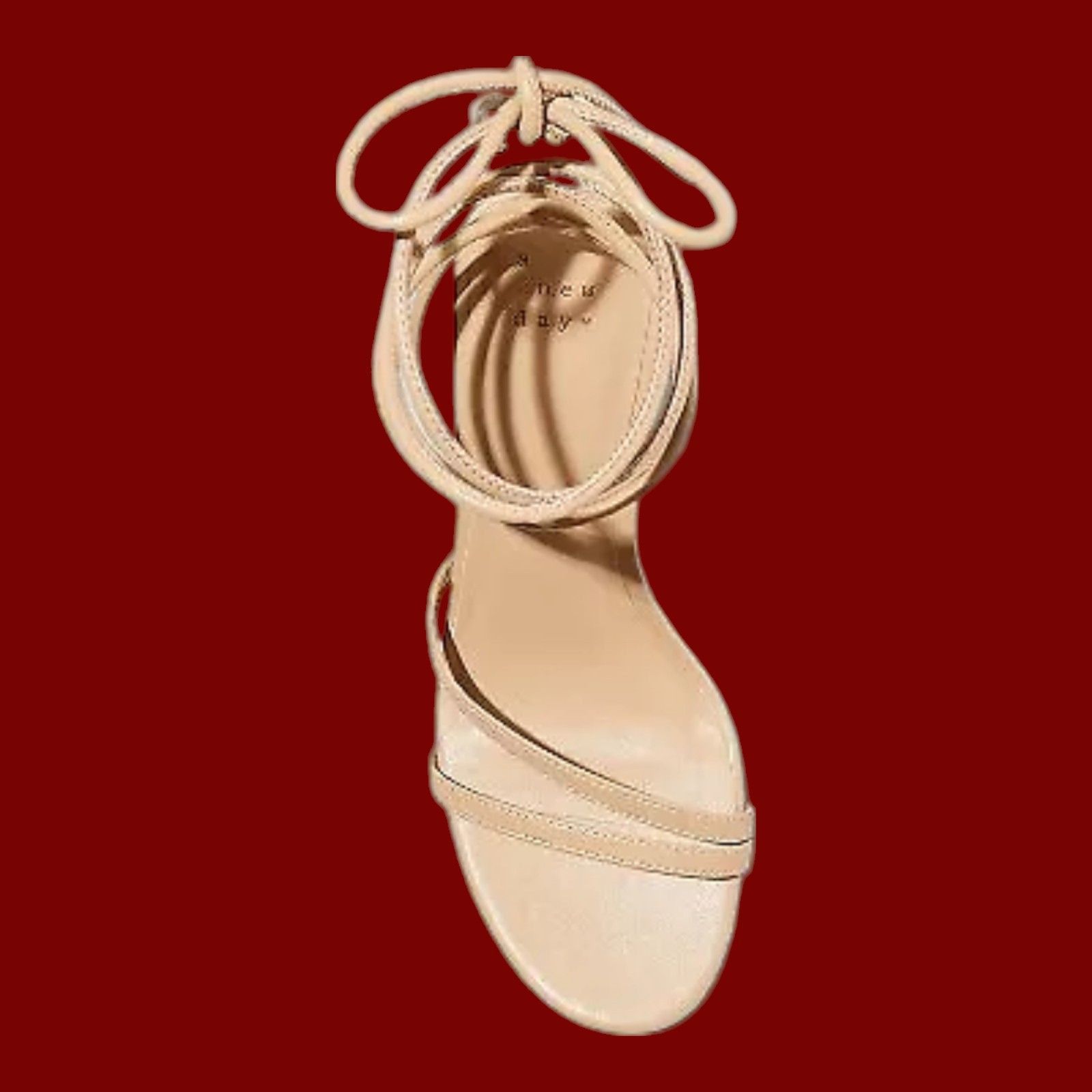 Other A New Day - Women's Lace Up Heels Sandals With Memory Foam I Size US 10 / IT 40 - 2 Thumbnail