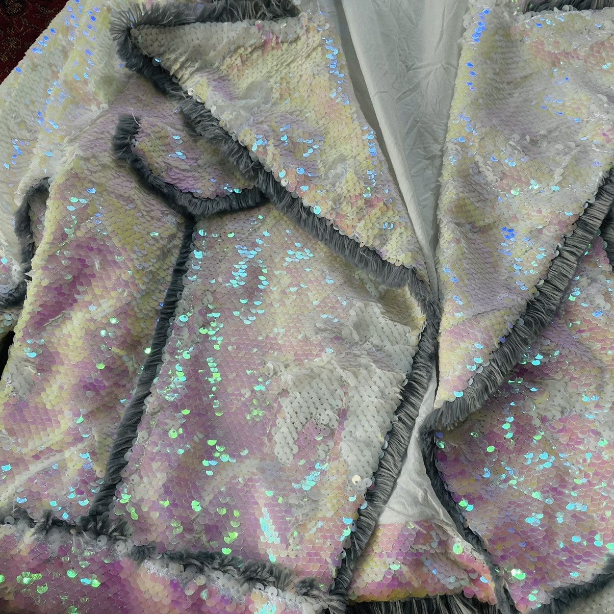 Other Reversible Sequins Double Collar Jacket Size M / US 6-8 / IT 42-44 - 4 Thumbnail