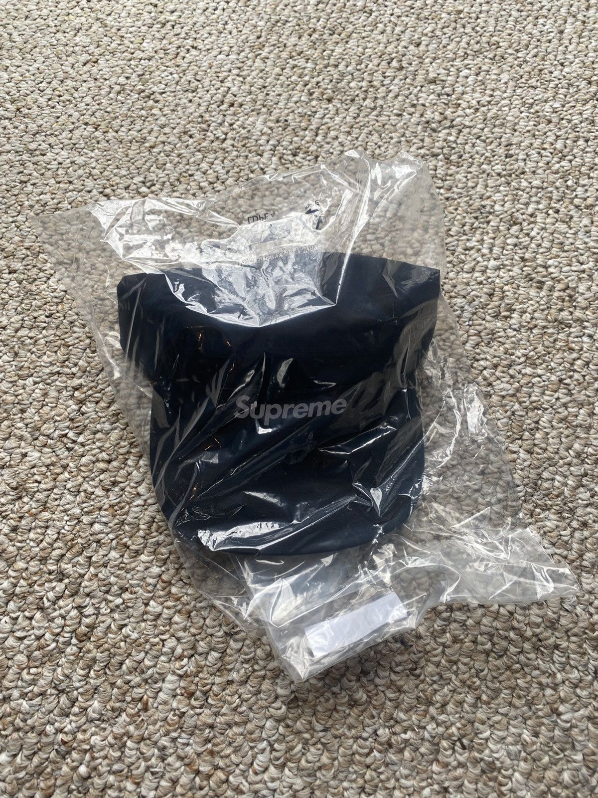 Goretex × Supreme SS25 GORE-TEX Waterproof Camp Cap Logo Black One 