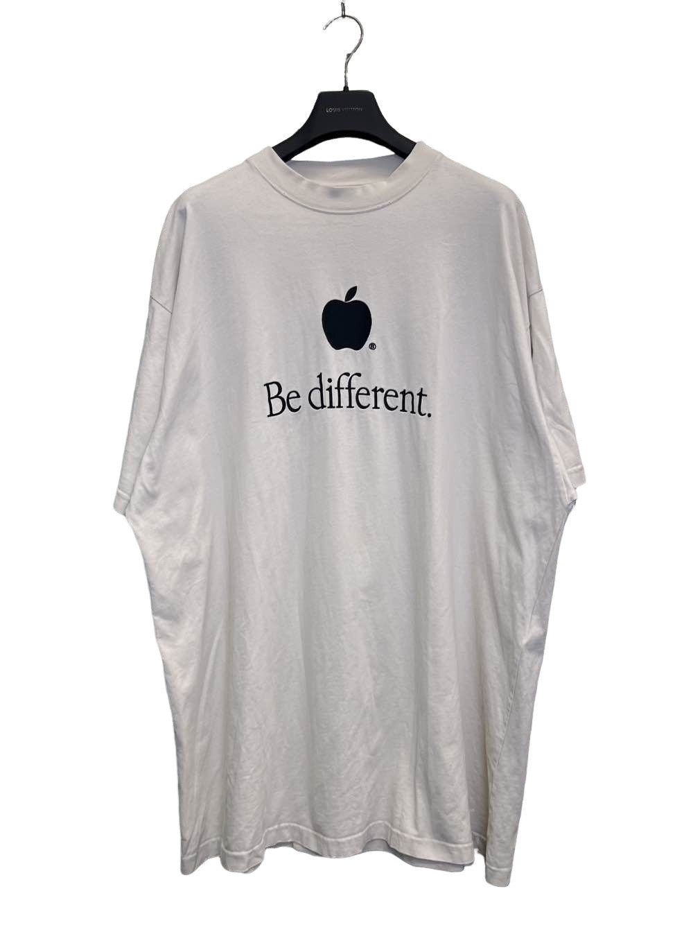Balenciaga Balenciaga Be Different Apple T-Shirt | Grailed