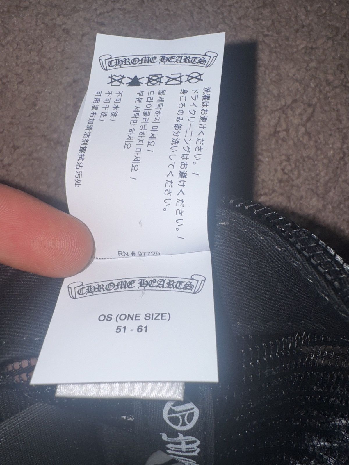 Chrome Hearts Chrome Heart Las Vegas trucker hat Size ONE SIZE - 4 Thumbnail