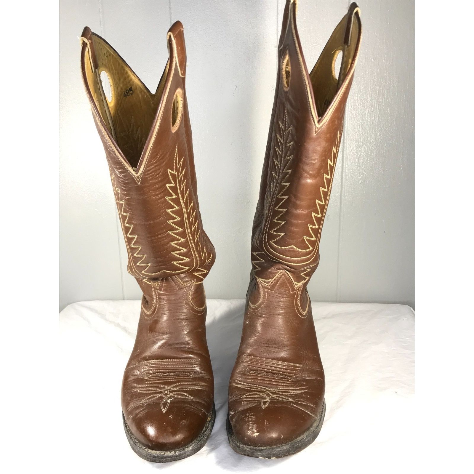Tony Lama Vintage Tony Lama Buckaroo Cowboy Boots Size Womens 8.5-9 D Size US 8.5 / IT 38.5 - 5 Thumbnail