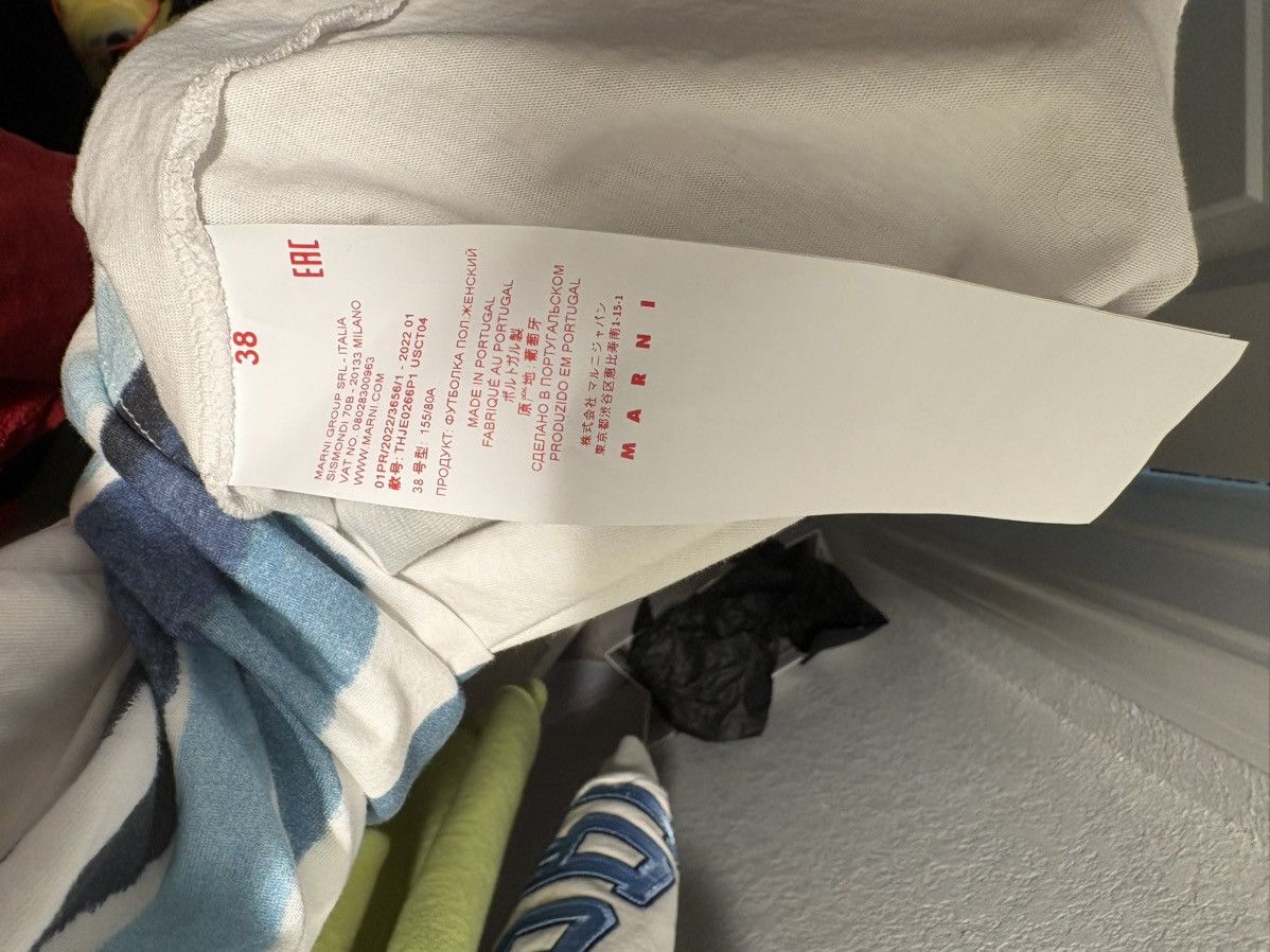 Designer × Marni Marni Drip Logo T-Shirt Size US S / EU 44-46 / 1 - 5 Thumbnail