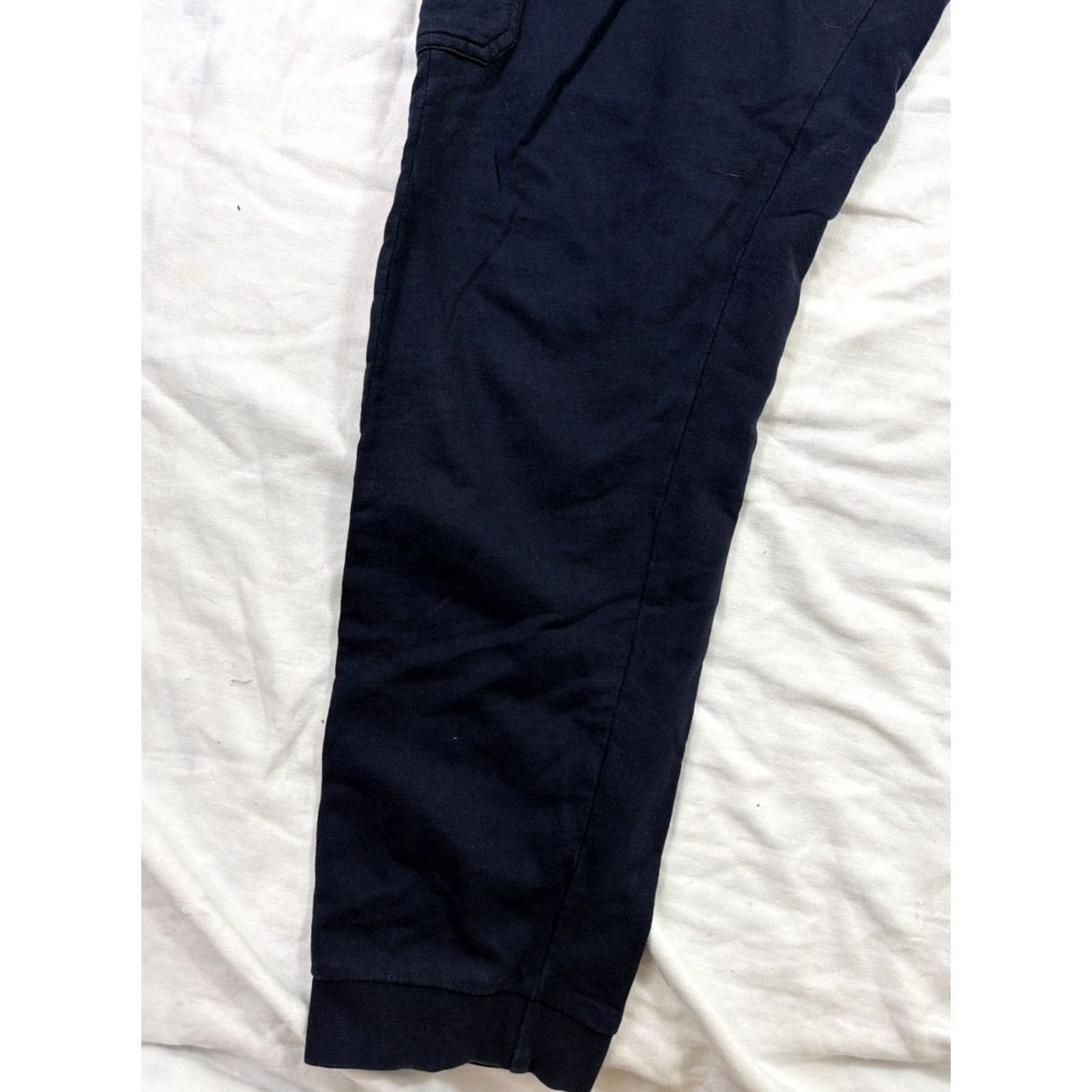 Kappa Kappa Sweatpants Men XXL Navy Blue Cargo Cotton Ankle Jogger Pants 2XL Regular Navy Mens Size US 39 - 3 Thumbnail