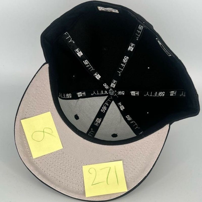 New Era Size 8 Black Chicago White Sox New Era MLB 59Fifty Fitted Size ONE SIZE - 5 Thumbnail