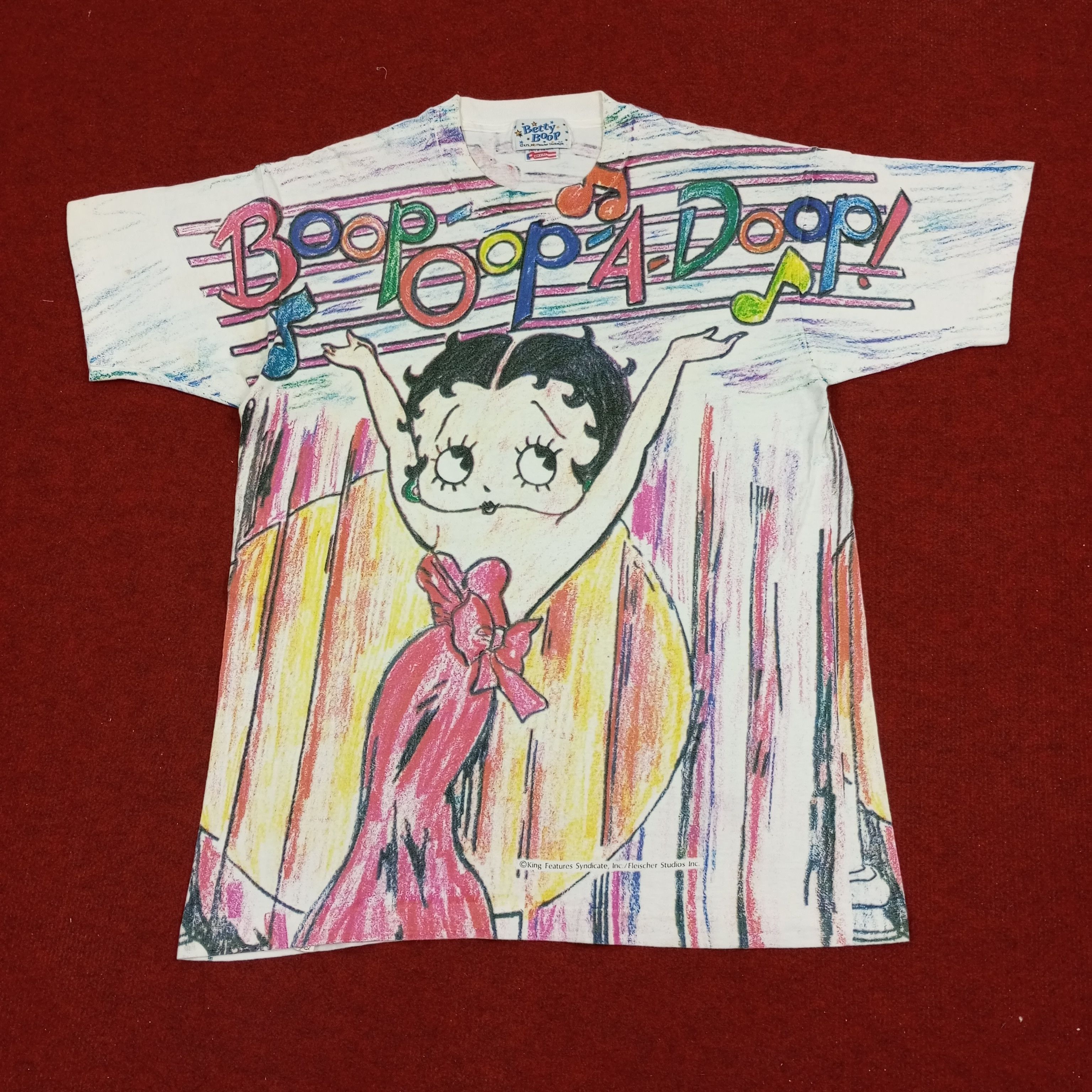 Vintage 1992 Betty Boop Shirt Fruit Of The Loom Made In Usa