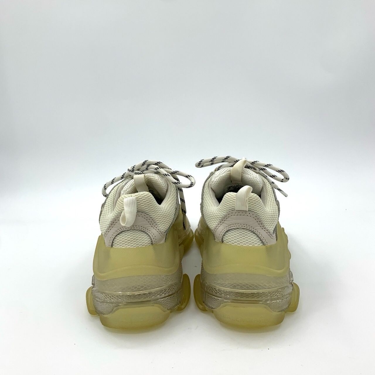 Balenciaga Balenciaga Paris Triples Grey Mesh Low-Top Dad Shoes, Size 3 Size US 5 / IT 35 - 6 Thumbnail