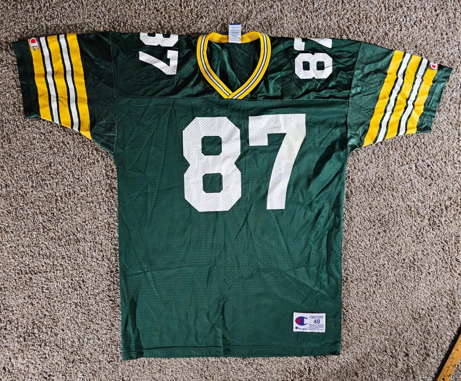 Champion Green Bay Packers Robert Brooks #87 Champion Jersey Mens 48 Size US M / EU 48-50 / 2 - 1 Thumbnail