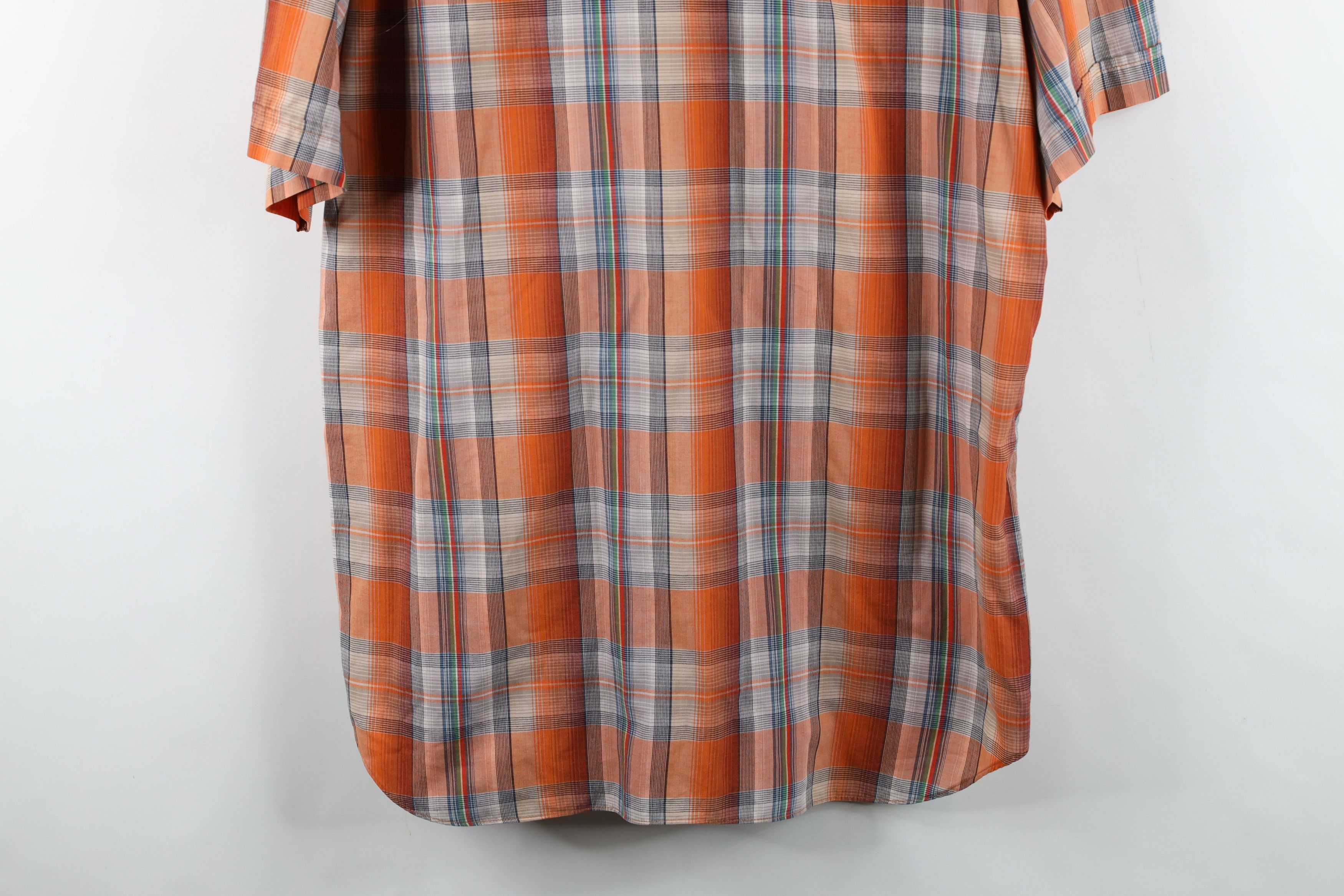 Vintage Vintage 70s Streetwear Rodeo Cowboy Button Shirt Plaid Size US L / EU 52-54 / 3 - 12 Thumbnail