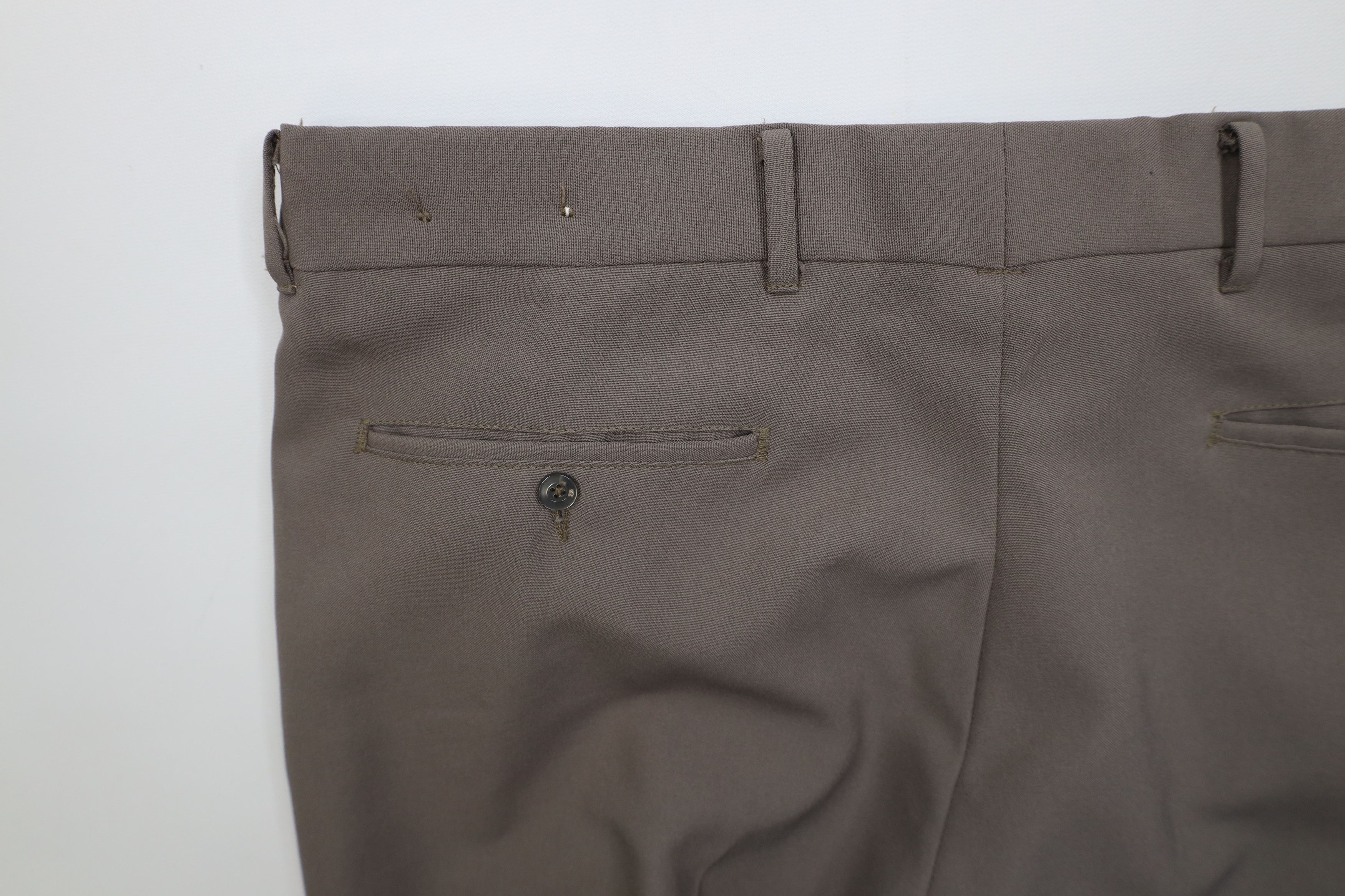 Vintage Vintage 70s Streetwear Flared Wide Leg Chino Pants Gray USA Size US 36 / EU 52 - 14 Thumbnail