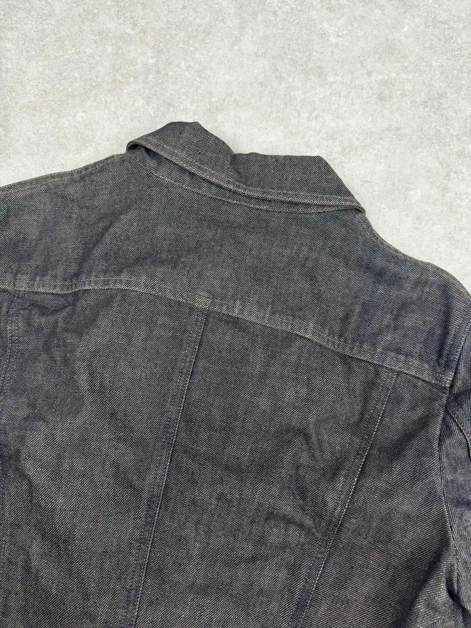 Gianfranco Ferre AW2005 Gianfranco Ferré Dark Grey Minimalist Denim Jacket Size US M / EU 48-50 / 2 - 6 Thumbnail