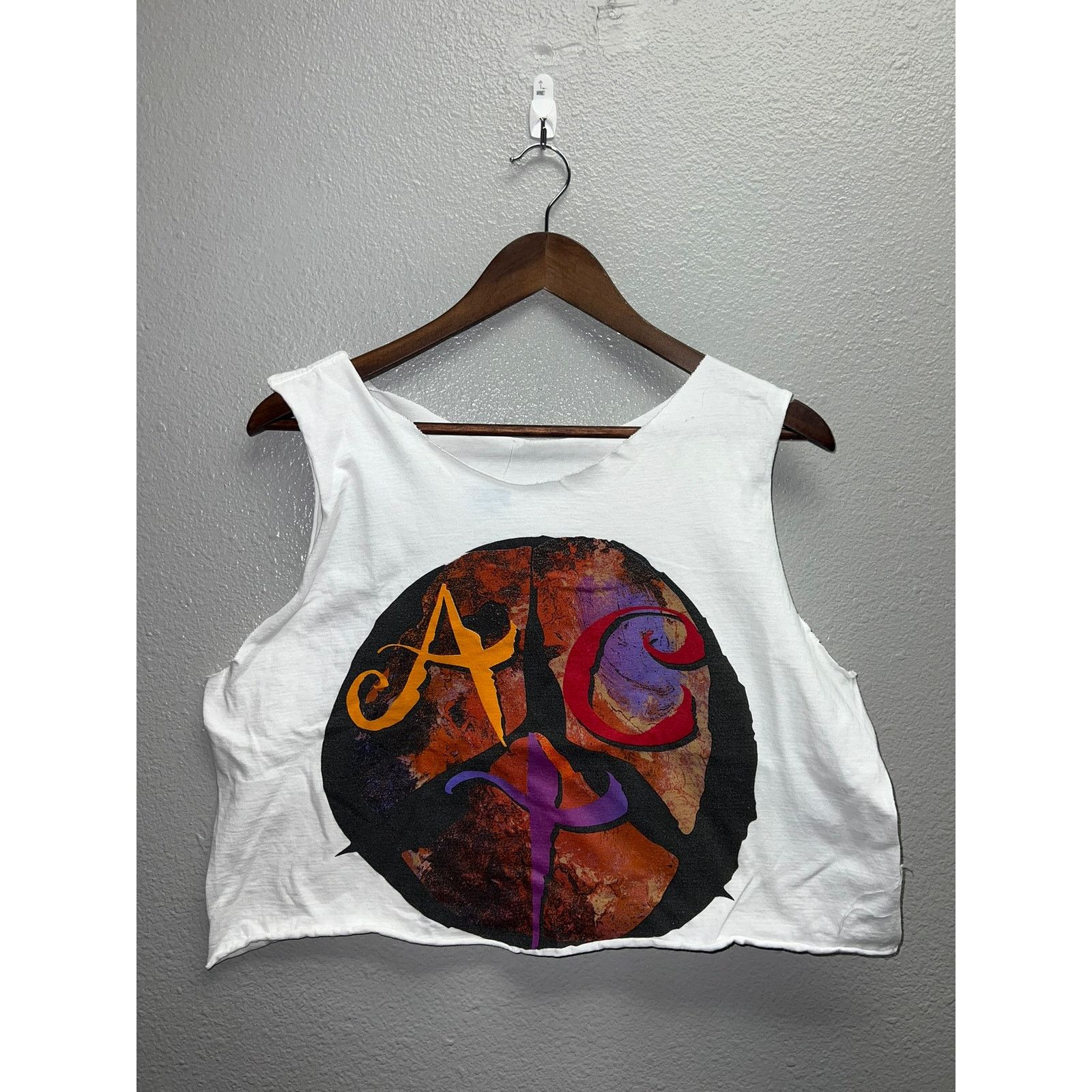 Vintage Womens Vintage Alice And Chains Crop Top Shirt VTG 90s Large Size L / US 10 / IT 46 - 1 Thumbnail