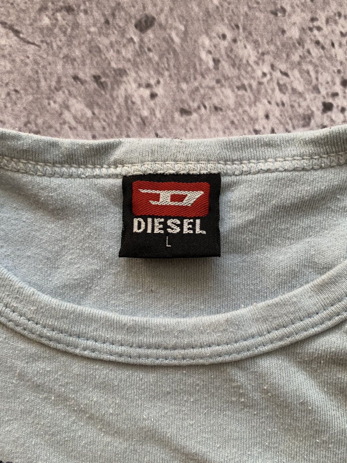 Diesel 🔥VINTAGE DIESEL LONG SLEEVE PRINT Y2K TSHIRT TEE Size US M / EU 48-50 / 2 - 8 Thumbnail