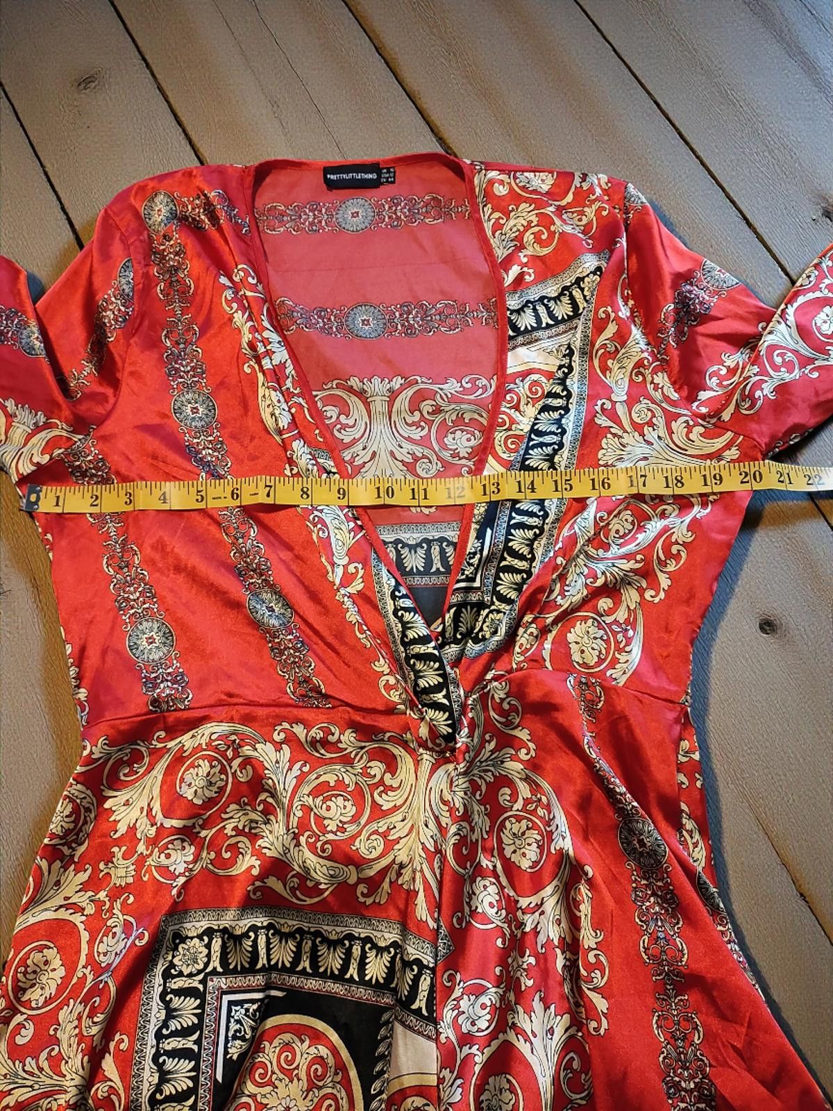 Other PrettyLittleThing Size 12 Baroque Print Blouse Size XL / US 12-14 / IT 48-50 - 6 Thumbnail