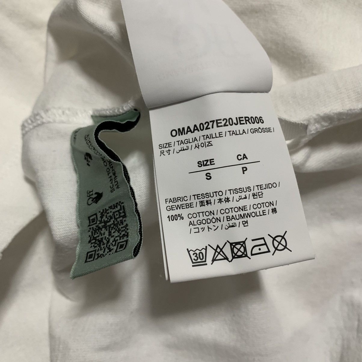 Off-White Off White Small Stencil Arrows White Tee Virgil Abloh Size US S / EU 44-46 / 1 - 7 Thumbnail