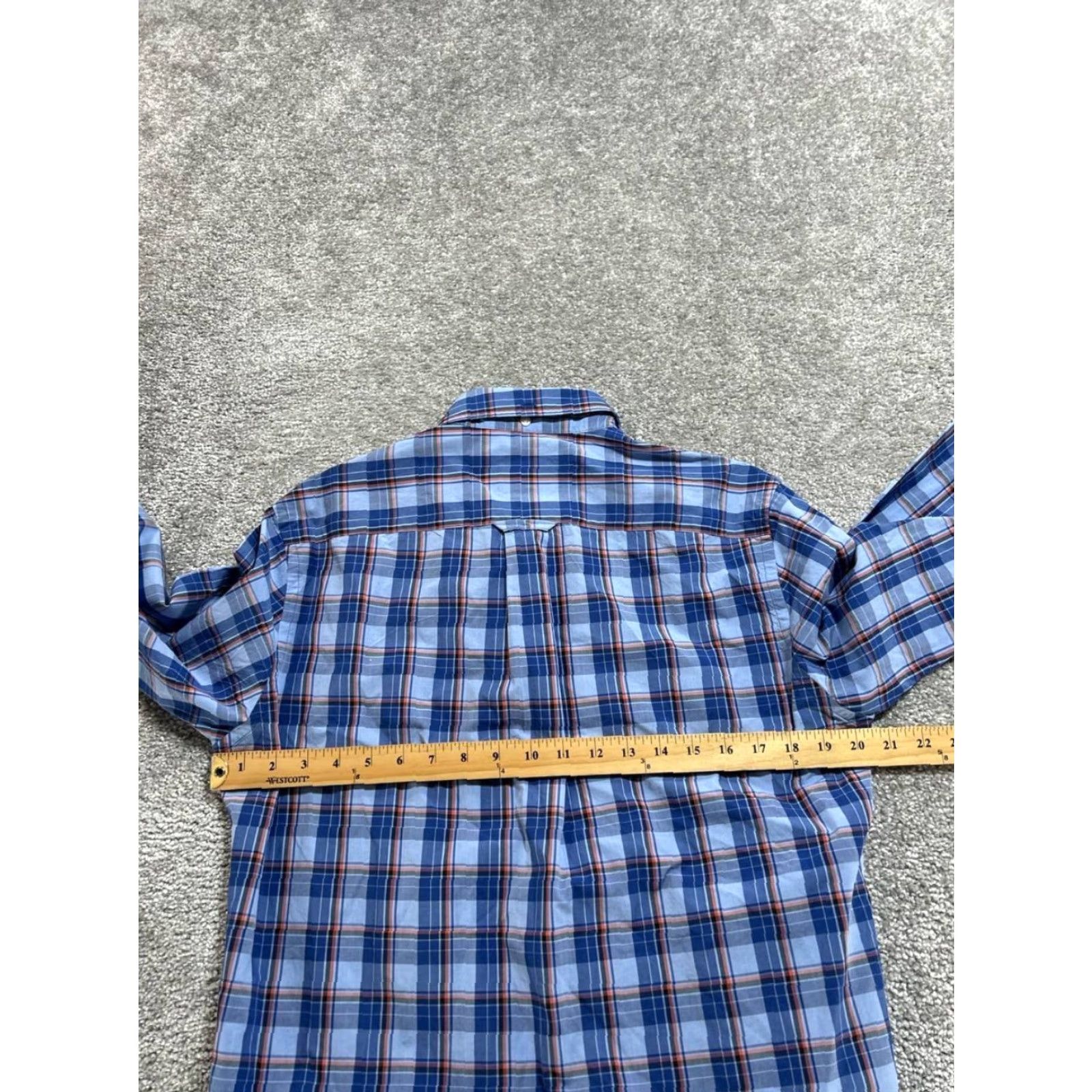 Brooks Brothers Brooks Brothers Shirt Mens Medium Blue Plaid Button-Down Shirt Button-Down Casual Classic Preppy Mens Size US M / EU 48-50 / 2 - 6 Thumbnail