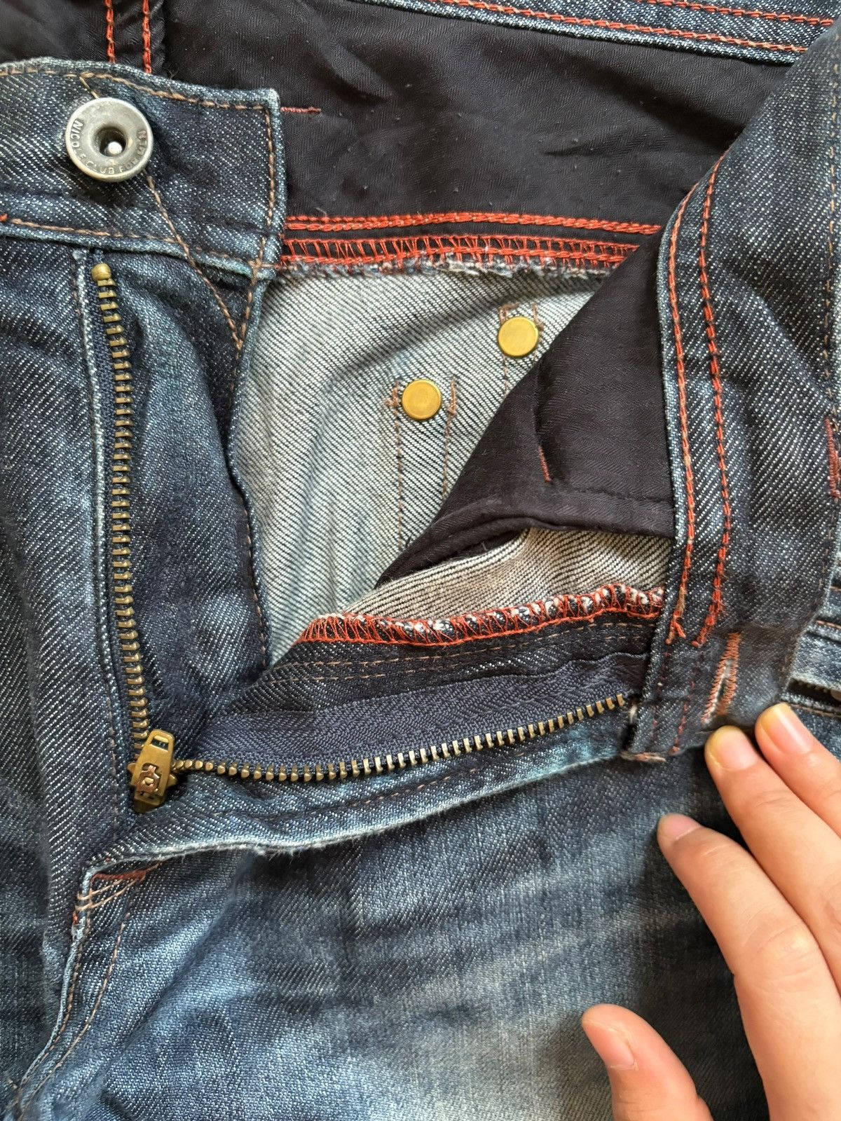 Designer × Japanese Brand Vintage Japanese Brand Distress Bootcut Flare Jeans Size US 32 / EU 48 - 9 Thumbnail