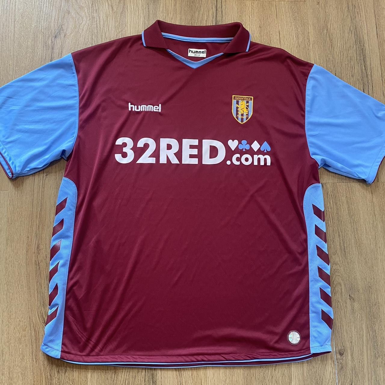 Hummel 2005-06 Aston Villa Home Hummel Football Shirt Size US XXL / EU 58 / 5 - 1 Thumbnail