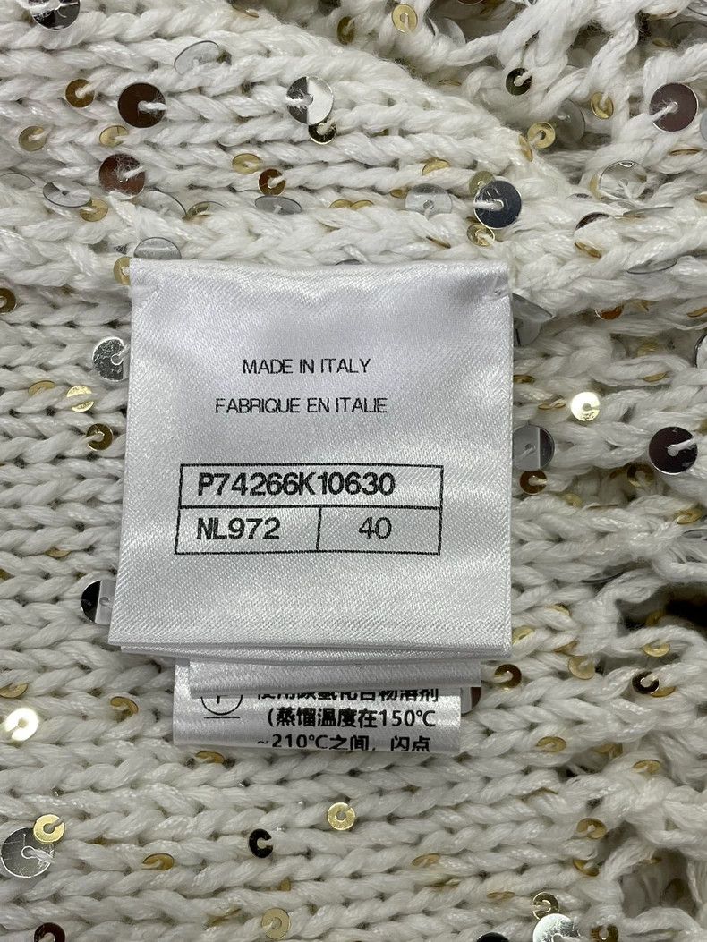 Chanel Chanel 23C white sequin suspender dress Size S / US 4 / IT 40 - 5 Thumbnail