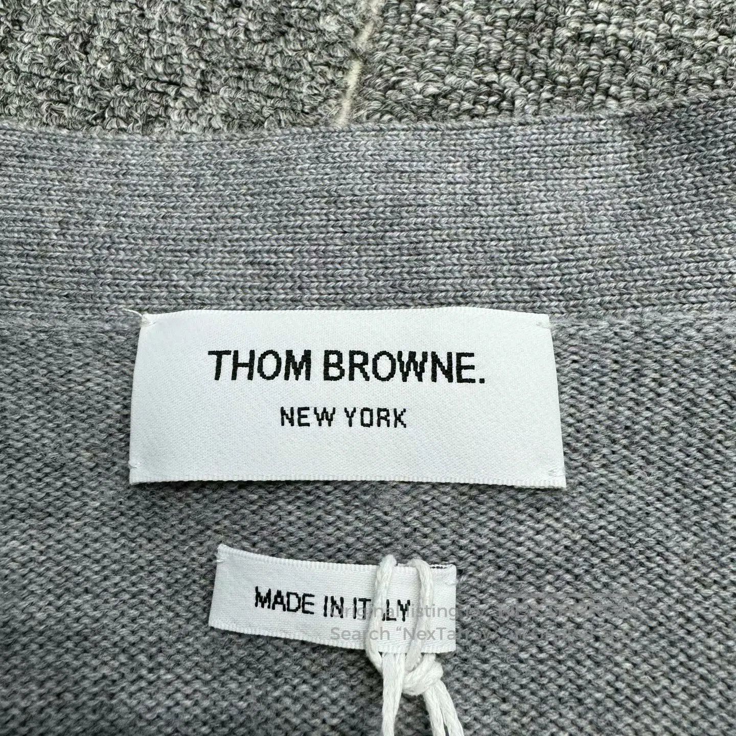 Thom Browne thom browne gray wool cardigan. Size US XXL / EU 58 / 5 - 2 Thumbnail