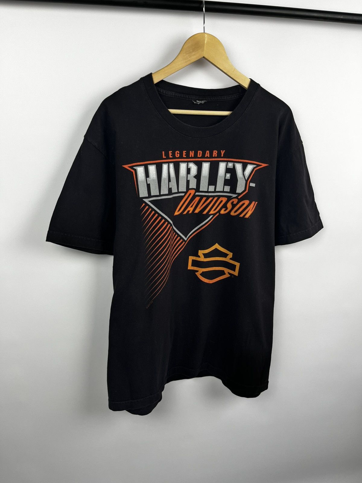 Harley Davidson Harley Davidson big logo t shirt vintage Size US L / EU 52-54 / 3 - 3 Thumbnail