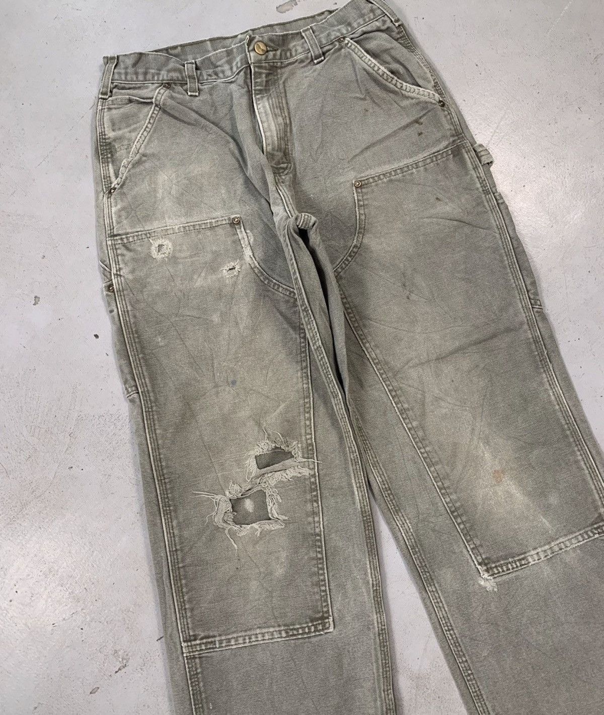Carhartt Vintage carhartt double knee denim Size US 32 / EU 48 - 3 Thumbnail