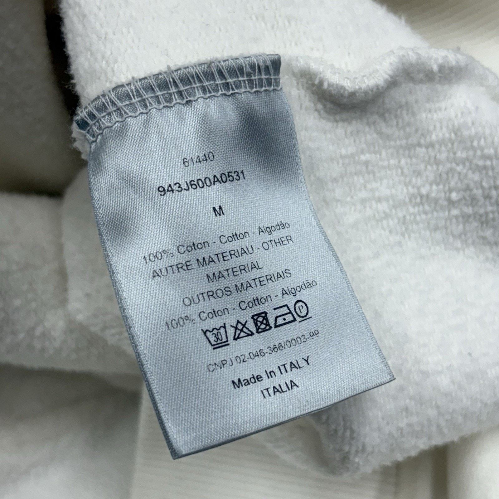 Dior Christian Dior Hoodie Icon ' White ' | GOOD CONDITION! Size US M / EU 48-50 / 2 - 9 Thumbnail