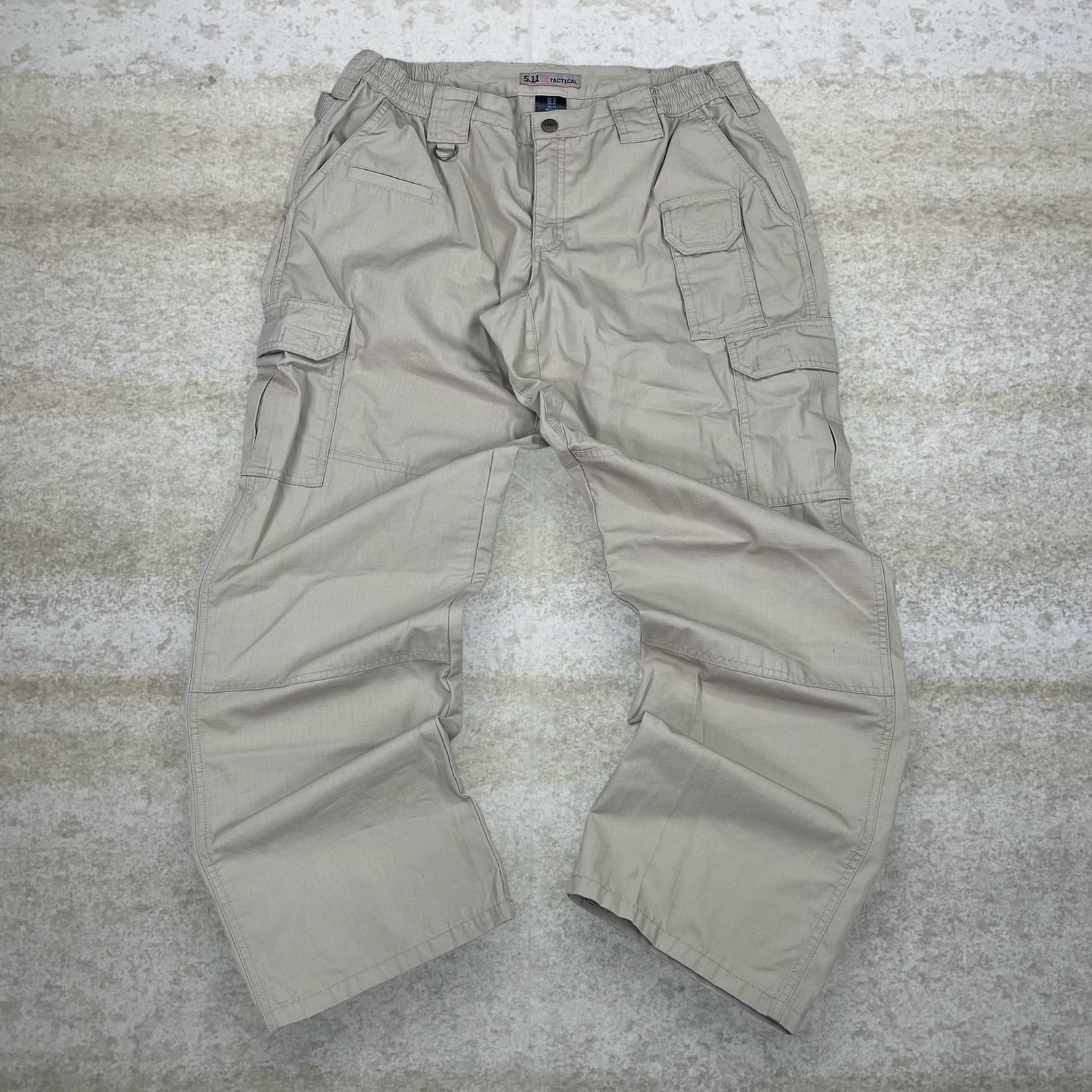 5.11 Vintage 90s 5.11 Tactical Pants 34x30 Baggy Fit Light Tan Size US 34 / EU 50 - 2 Thumbnail