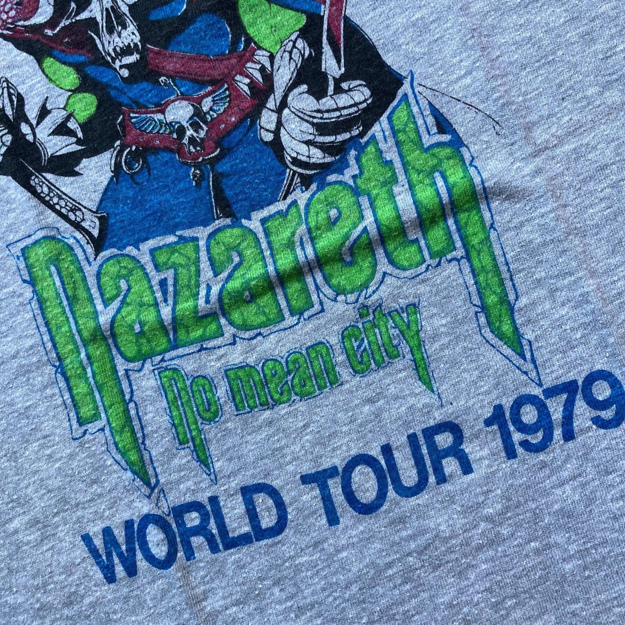 Hanes Nazareth No Mean City, World Tour 1979, Hanes XL 18-20, USA, Size US S / EU 44-46 / 1 - 4 Thumbnail