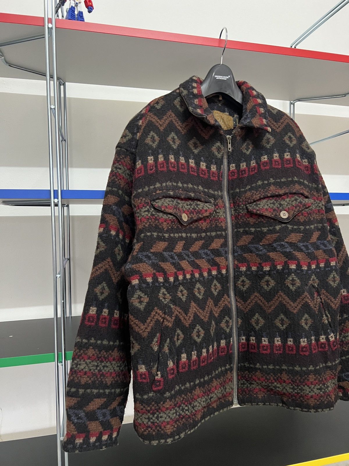 Woolrich Woolen Mills Vintage Woolrich Aztec Southwestern Wool Blacket Jacket L Size US L / EU 52-54 / 3 - 2 Thumbnail