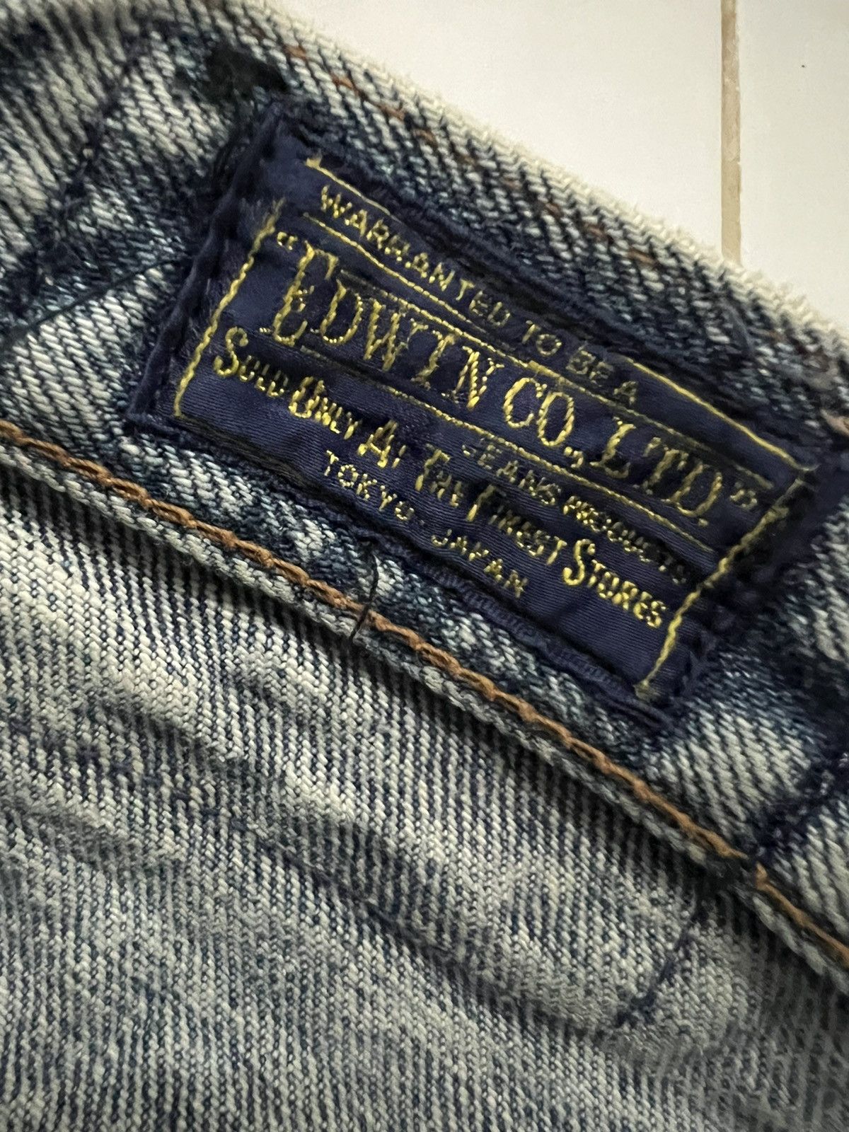 Edwin × Japanese Brand × Vintage Edwin Japan - vintage washed blue Japan Edwin Size US 34 / EU 50 - 8 Thumbnail