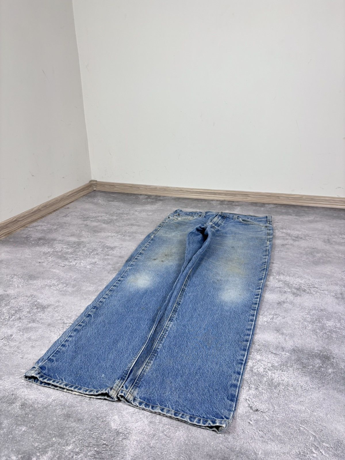 Carhartt Vintage Carhartt Men’s Faded Blue Denim Jeans USA Workwear Size US 36 / EU 52 - 10 Thumbnail