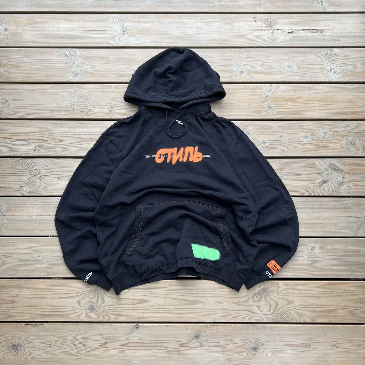 Heron Preston Concrete Jungle Spray Paint CTNMB Rare Hoodie