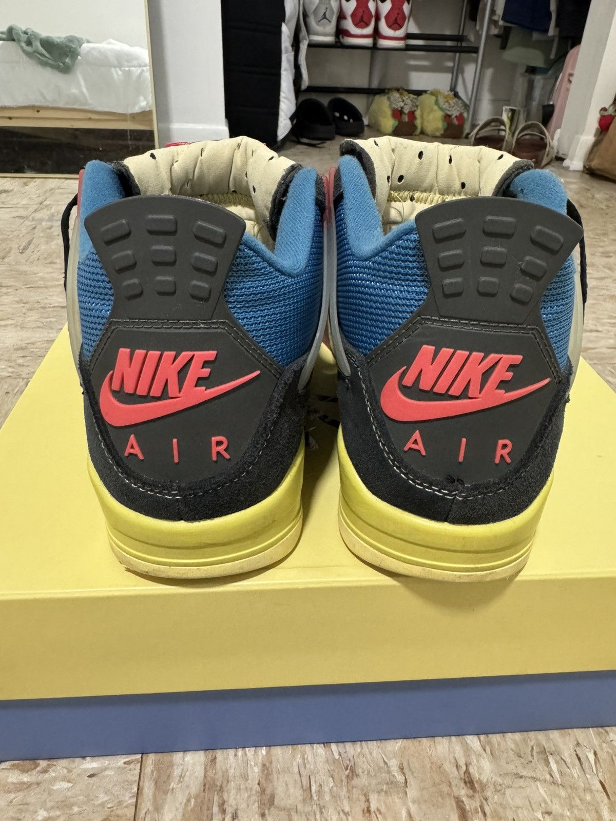 Nike Union LA x Air Jordan 4 Retro 'Off Noir' Size US 9.5 / EU 42-43 - 8 Thumbnail