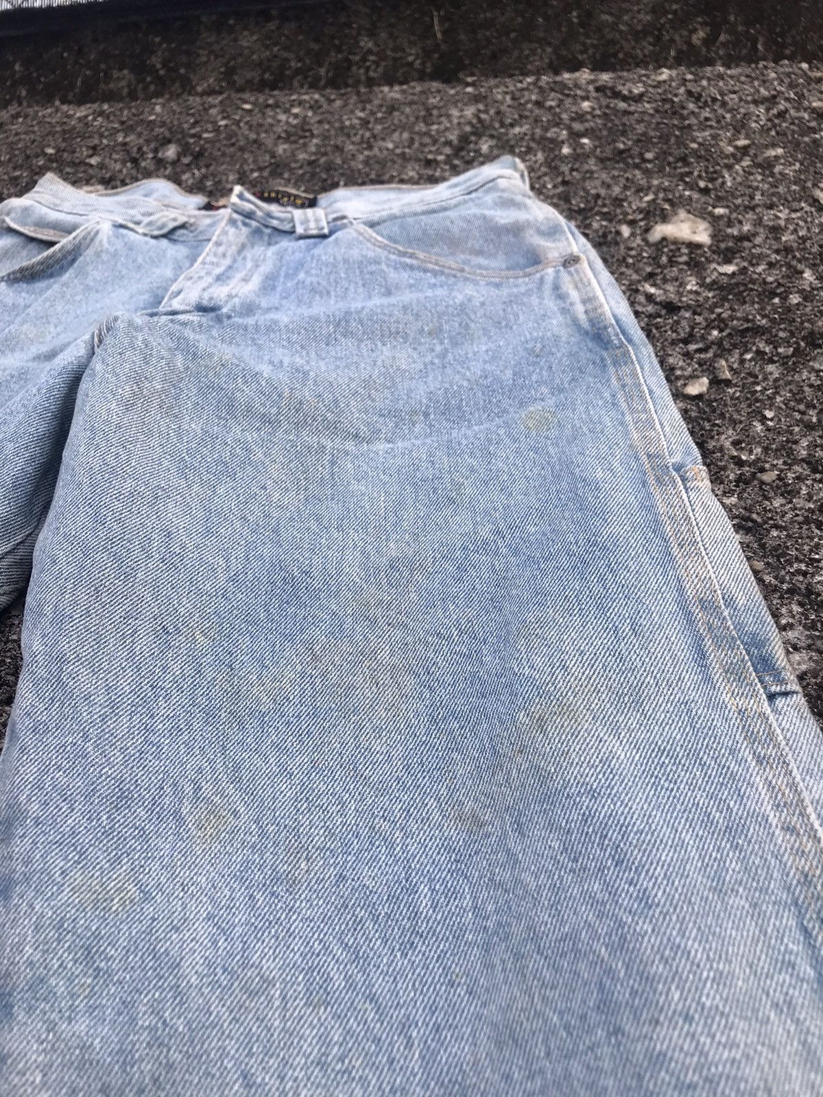Designer × Wrangler Wrangler Carpenter Y2K Baggy Jeans Size US 29 - 8 Thumbnail