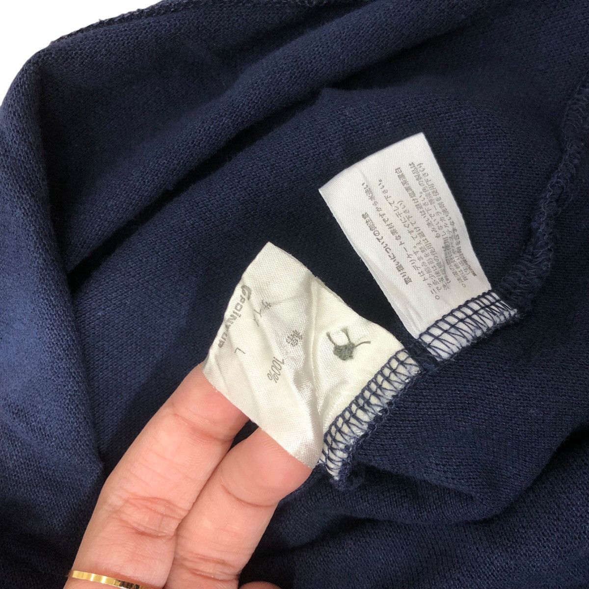 Issey Miyake Japanese Brand HAI SPORTING GEAR Issey Miyake Polo Shirt Size L / US 10 / IT 46 - 6 Thumbnail
