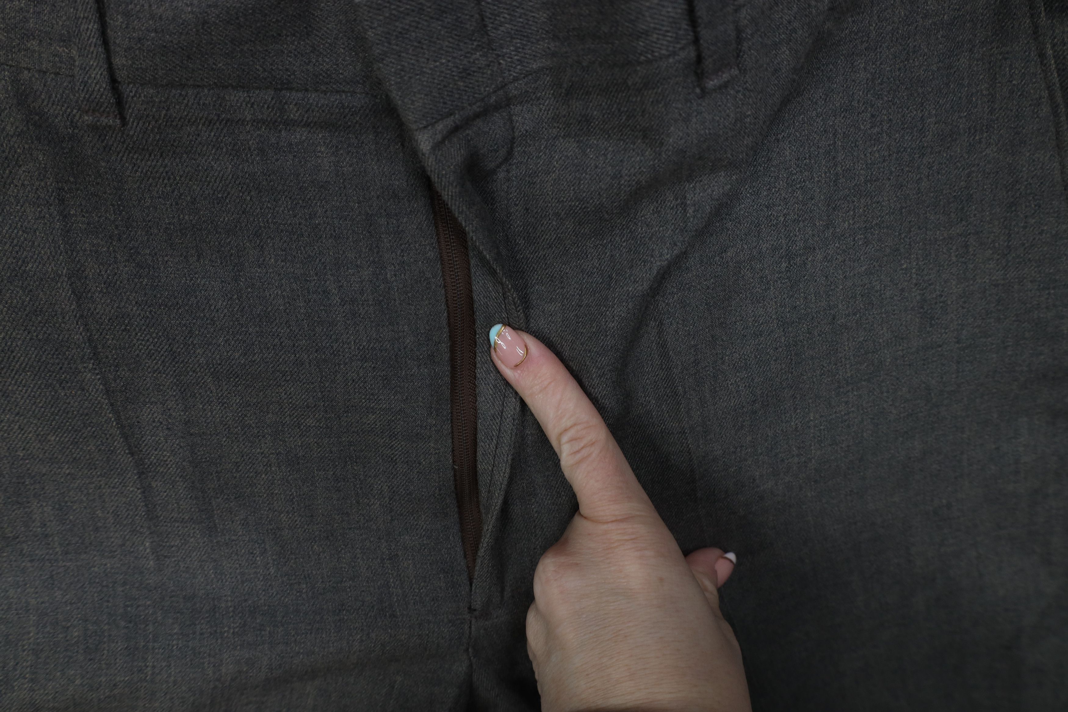 Vintage Vintage 70s Streetwear Blend Knit Wide Leg Chino Pants Size US 34 / EU 50 - 5 Thumbnail