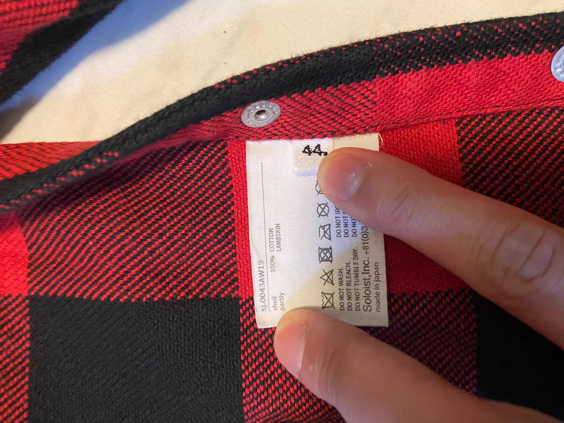 Takahiromiyashita The Soloist. The soloist Aw19 Plaid Oversize CPO Shirt 9/10 Size US S / EU 44-46 / 1 - 5 Thumbnail