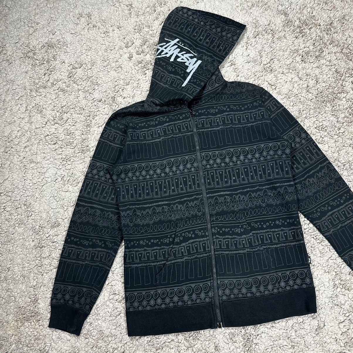 Stussy Vintage Stussy Zipper Hoodie Size US L / EU 52-54 / 3 - 3 Thumbnail