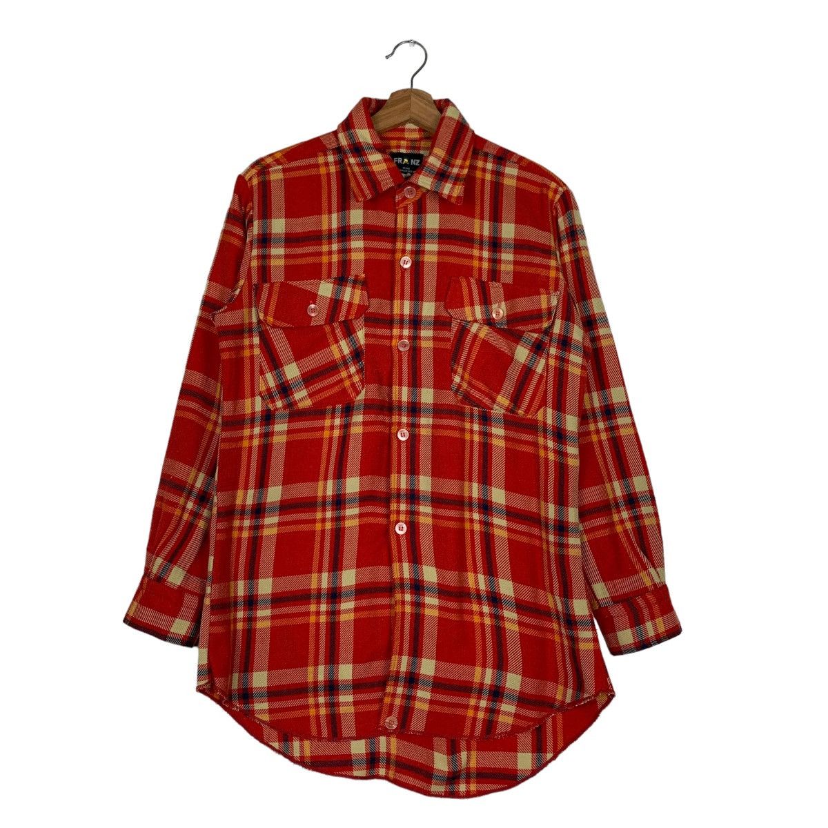 Flannel FRANZ Sking Mountaineering Wear Tartan Flannel #0308-C14 Size US M / EU 48-50 / 2 - 1 Thumbnail