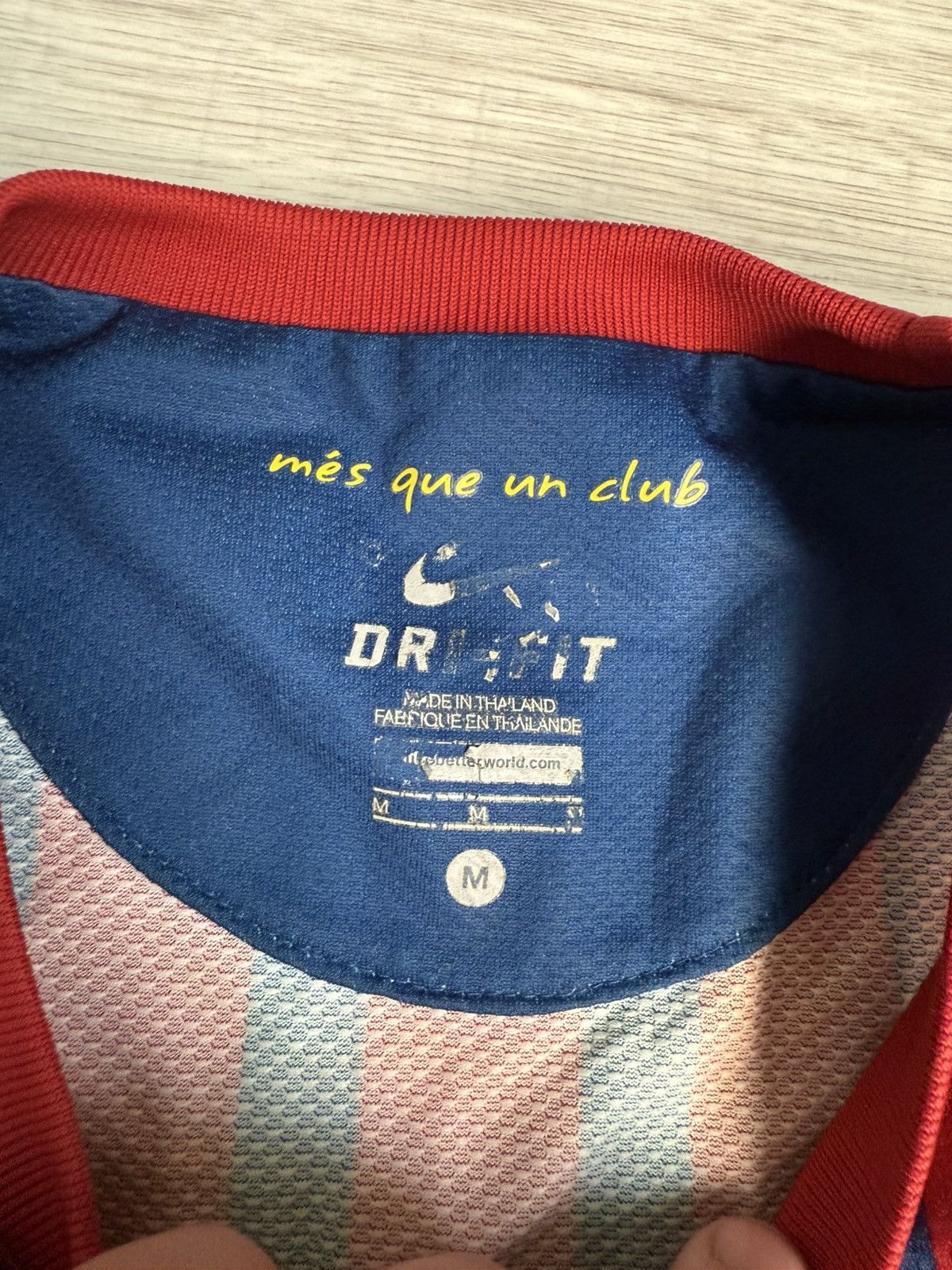 Nike Vintage Barcelona soccer jersey #3 PIQUE 2011 kit shirt Nike Size US M / EU 48-50 / 2 - 5 Thumbnail