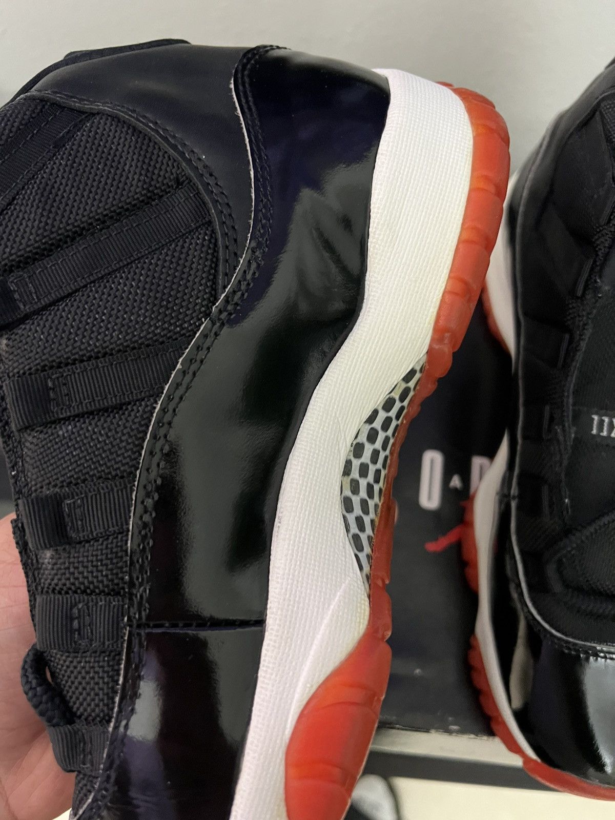 Jordan Brand Nike air jordan 11 bred 1996 OG Size US 8.5 / EU 41-42 - 12 Thumbnail