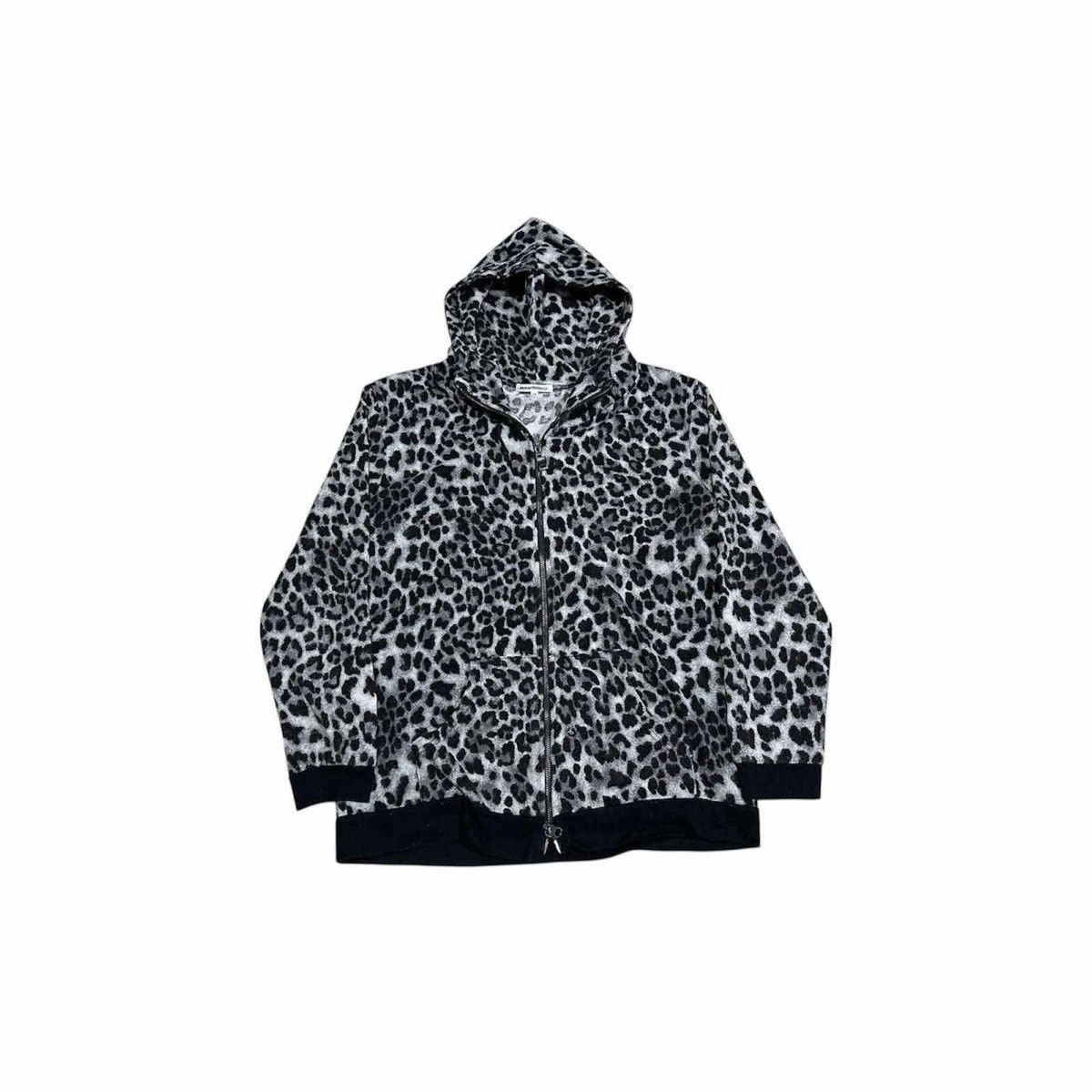 Hysteric Glamour × Japanese Brand × Seditionaries 🔥Sick Y2K Semantic Design Zip Hoodie Black Leopard Goth Punk Size US L / EU 52-54 / 3 - 6 Thumbnail