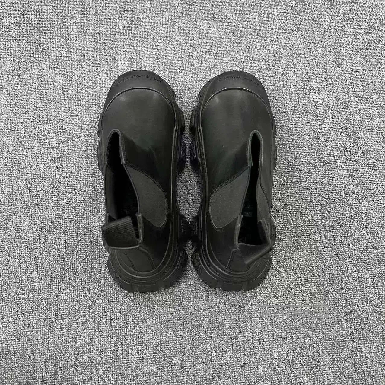 Alexander Wang Alexander Wang Black Leather Platform Chelsea Boots. Size US 8 / IT 38 - 3 Thumbnail