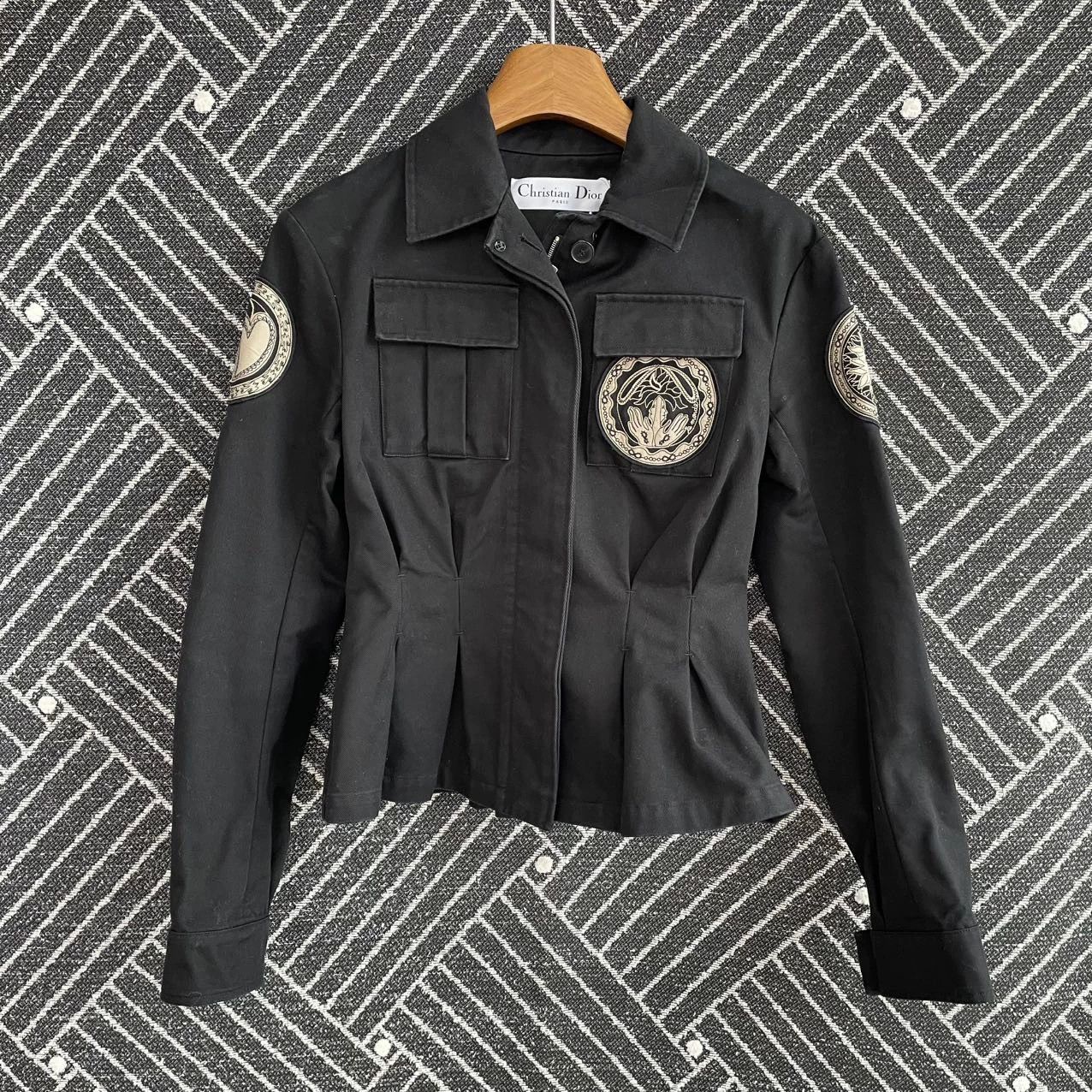Dior Dior Black Embroidered Tailored Jacket 36 Size XS / US 0-2 / IT 36-38 - 1 Thumbnail