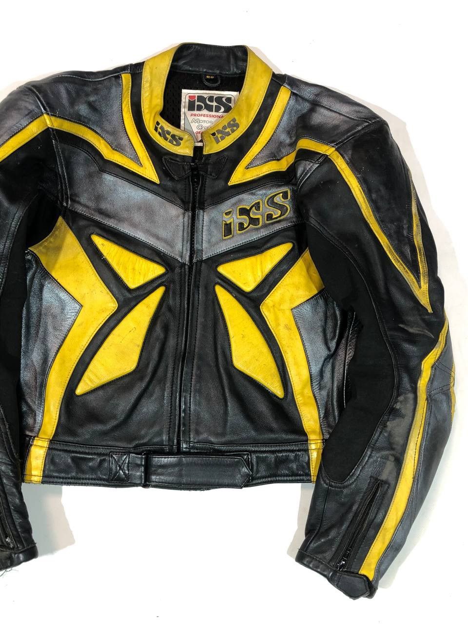 Japanese Brand IXS Leather Moto Racing Jacket Vintage Size US L / EU 52-54 / 3 - 2 Thumbnail